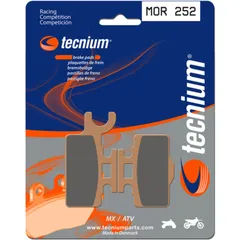 TECNIUM Racing MX/ATV Sintermetall Bremsbeläge - MOR252 für Kawasaki, KTM, Suzuki