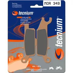 TECNIUM Racing MX/ATV Sintermetall Bremsbeläge - MOR349 für Yamaha YFM250RAPTOR, YFM550GRIZZLY, YFM700GRIZZLY