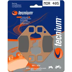 TECNIUM Racing MX/ATV Sintermetall Bremsbeläge - MOR405 für Polaris PHOENIX200, RZR170