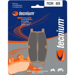 TECNIUM Racing MX/ATV Sintermetall Bremsbeläge - MOR89 für Yamaha TT-R125, YZ65, YZ80