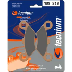 TECNIUM Maxi Scooter Sintermetall Bremsbeläge - MSS216 für Peugeot METROPOLIS4004T, METROPOLISULTIMATE400