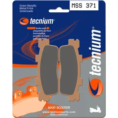 TECNIUM Maxi Scooter Sintermetall Bremsbeläge - MSS371 für Kymco DOWNTOWN300, DOWNTOWN350, PEOPLE300 Kawasaki J300