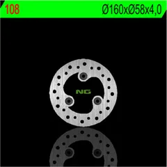 NG BRAKES Bremsscheibe starr - 108 für Kymco, SYM, Cagiva