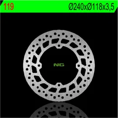 NG BRAKES Bremsscheibe starr - 119 für Honda CRM50, NX250, XL125R