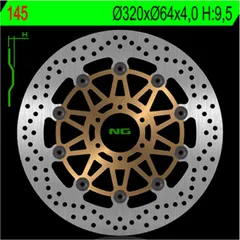 NG BRAKES Bremsscheibe schwimmend - 145 für Moto Guzzi, Benelli, Ducati