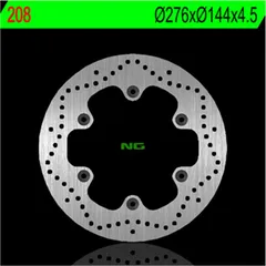 NG BRAKES Bremsscheibe starr - 208 für Daelim ROCKET125, VL125DAYSTAR, VT125 Honda FX650, XL600V