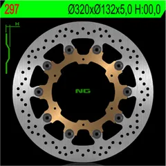 NG BRAKES Bremsscheibe schwimmend - 297 für Yamaha FJR1300, MT-01, YZF-R7