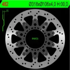 NG BRAKES Bremsscheibe schwimmend - 482 für Honda NSR125R