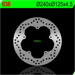 NG BRAKES Bremsscheibe starr - 638 für Piaggio BEVERLY400, BEVERLY500, HEXAGON1254T Gilera DNA50, FUOCO500, NEXUS250