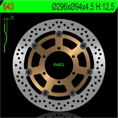 NG BRAKES Bremsscheibe schwimmend - 643 für Honda CB900FHORNET, CBR600F, VTX1800C