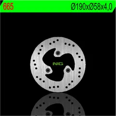 NG BRAKES Bremsscheibe starr - 665 für Benelli, Malaguti, Beta