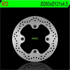 NG BRAKES Bremsscheibe starr - 672 für Suzuki AN650BURGMAN