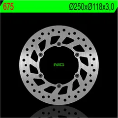 NG BRAKES Bremsscheibe starr - 675 für Suzuki DR-Z400, RM125, RM250 Yamaha YZ250