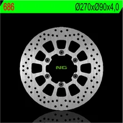 NG BRAKES Bremsscheibe starr - 686 für Malaguti CENTRO125, CENTRO160, MADISON400
