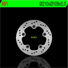 NG BRAKES Bremsscheibe starr - 691 für Suzuki AN250BURGMAN, AN400BURGMAN