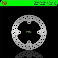 NG BRAKES Bremsscheibe starr - 799 für Kawasaki KLX450, KX125, KX250 Suzuki RM-Z250