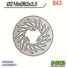 NG BRAKES Bremsscheibe starr - 843 für Derbi CROSSCITY125, MULHACEN125, SENDA125 Aprilia RX50