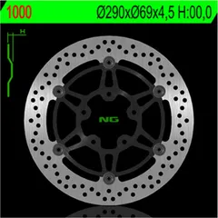 NG BRAKES Bremsscheibe schwimmend - 1000 für Suzuki GSF650BANDIT, GSX600, GSX750