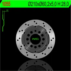 NG BRAKES Bremsscheibe schwimmend - 1055 für Suzuki AN250BURGMAN, AN400BURGMAN