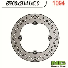 NG BRAKES Bremsscheibe starr - 1094 für Suzuki DL1000V-STROM, DL650V-STROM, V-STROM1050 Kawasaki KLV1000