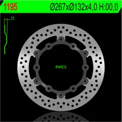NG BRAKES Bremsscheibe schwimmend - 1195 für Yamaha FZX750, RD500