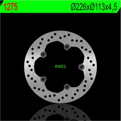 NG BRAKES Bremsscheibe starr - 1275 für Peugeot GEOPOLIS1254T, GEOPOLIS3004T, GEOPOLIS4004T