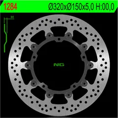 NG BRAKES Bremsscheibe schwimmend - 1284 für Triumph SPEEDTRIPLE1050, TROPHY1215SE
