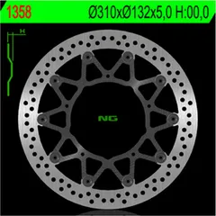 NG BRAKES Bremsscheibe schwimmend - 1358 für Yamaha YZF-R1