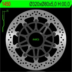 NG BRAKES Bremsscheibe schwimmend - 1450 für MV Agusta BRUTALE675, BRUTALE800, DRAGSTER800