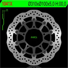 NG BRAKES Petal Bremsscheibe schwimmend - 1041X für Suzuki GSX-R1000, GSX-R600, GSX-R750