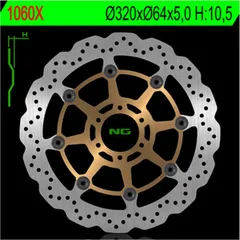 NG BRAKES Petal Bremsscheibe schwimmend - 1060X für Ducati, für: Moto Guzzi, Aprilia