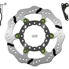 NG BRAKES Petal Bremsscheibe schwimmend - Oversize 270 mm 1150XBHK01 für Kawasaki KLX250, KLX300, KX125 Suzuki RM-Z250