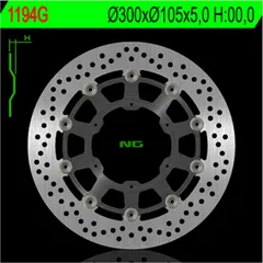NG BRAKES Bremsscheibe schwimmend - 1194G für BMW F650, F650CSSCARVER, F650GS Aprilia ETX350, ETX600, PEGASO125