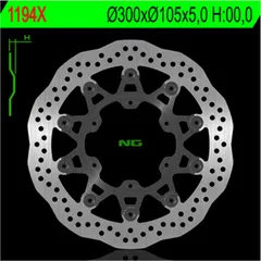 NG BRAKES Petal Bremsscheibe schwimmend - 1194X für BMW F650, F650CSSCARVER, F650GS Aprilia ETX350, ETX600, PEGASO125