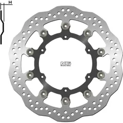 NG BRAKES Petal Bremsscheibe schwimmend - 1224XG für KTM, Husaberg, Husqvarna