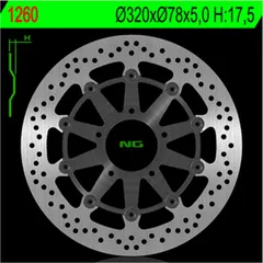 NG BRAKES Bremsscheibe schwimmend - 1260G für Triumph SPEEDTRIPLE1050, TIGER1050