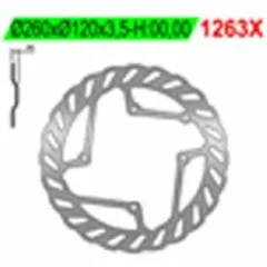 NG BRAKES Petal Bremsscheibe starr - 1263X für Beta RR2504TENDURO, RR4004TENDURO, RR4504TCROSSCOUNTRY