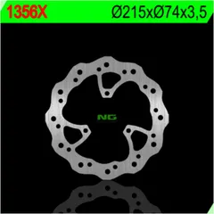 NG BRAKES Petal Bremsscheibe starr - 1356X für Peugeot SPEEDFIGHT2502T, SPEEDFIGHT3502T, SPEEDFIGHT3504T