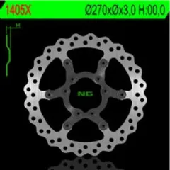 NG BRAKES Petal Bremsscheibe schwimmend - 1405X für TM Racing EN125, EN144, EN250