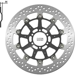 NG BRAKES Bremsscheibe schwimmend - 1538G für BMW HP4, HP4RACE, K1600GT