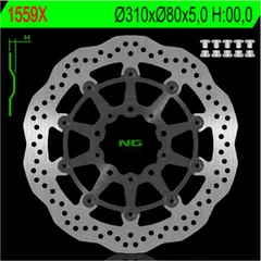 NG BRAKES Petal Bremsscheibe schwimmend - 1559X für Kawasaki GTR1400, VERSYS1000, Z800