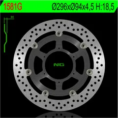 NG BRAKES Bremsscheibe schwimmend - 1581G für Honda CBF1000, CBF600N