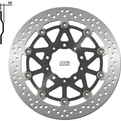 NG BRAKES Bremsscheibe schwimmend - 1633G für Kawasaki Z1000, ZZR1400