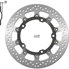 NG BRAKES Bremsscheibe schwimmend - 1708G für Triumph SPEEDTRIPLE1050, SPRINT1050GT, TROPHY1215SE