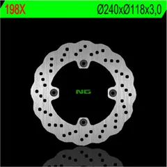 NG BRAKES Petal Bremsscheibe starr - 198X für Honda CR125R
