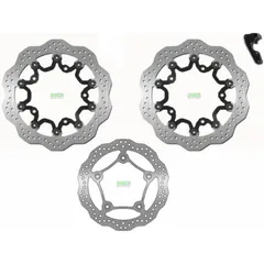 NG BRAKES Petal Floating Oversize Brake Disc Kit of 3 pieces - 298 KITTMAX 2012