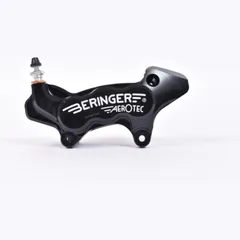 BERINGER Aerotec® Left Axial Brake Caliper 6 Pistons Ø27mm Black for Honda CRF250R, CRF250X, CRF450R Yamaha YZ250, YZ250F, YZ450F