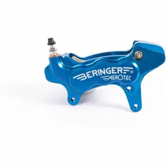 BERINGER Aerotec® Left Axial Brake Caliper 6 Pistons Ø27mm Blue for KTM, Husqvarna, Husaberg