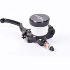 BERINGER Classic Hauptbremszylinder axial Ø 20,5 mm Behälter getrennt schwarz (Hebel Typ A - 16 cm schwarz)