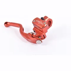 BERINGER Aerotec® Hauptkupplungszylinder radial Ø 14 mm Behälter integriert rot (Hebel radial Typ 2 - 14 cm) für Yamaha, Vespa, Honda
